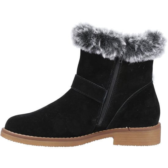 Hush Puppies Hannah Suède Dameslaarzen Zwart - Image 4