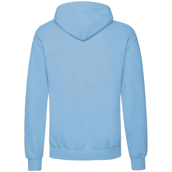 Fruit Of The Loom Unisex Volwassenen Klassiek Sweatshirt met capuchon (Hemelsblauw) - Image 2