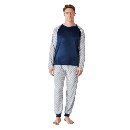 Winter pajamas long sleeve velvet JJBEP5301 men