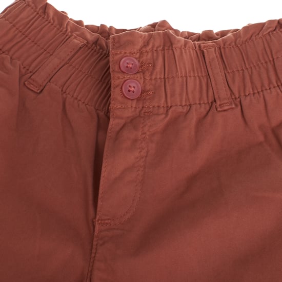 Straight gathered trousers 416204 girls