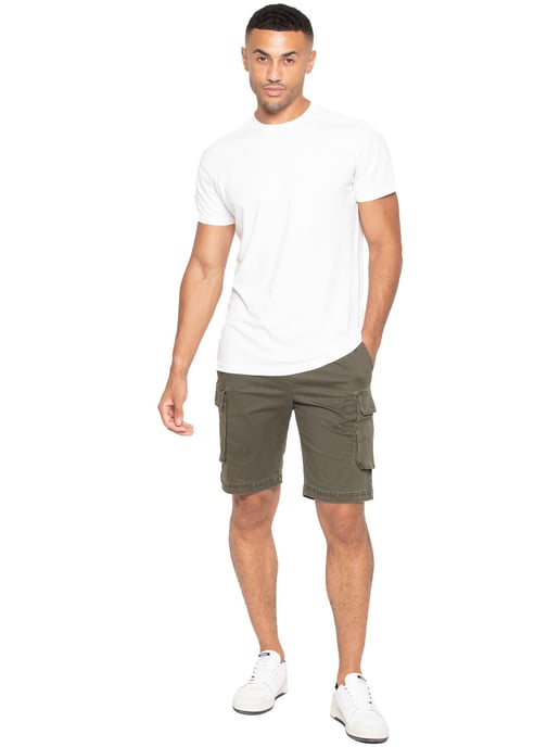 Enzo | Heren Cargo Korte Broek - Khaki - Image 5