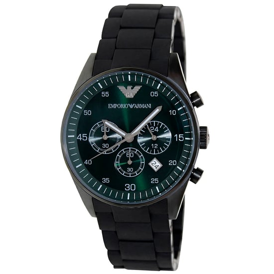Emporio Armani Herenhorloge Kwarts Zwart - Image 1