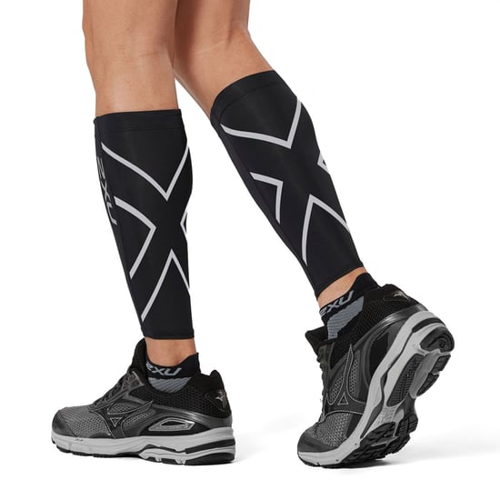 Compression Calf Guards Black/Black