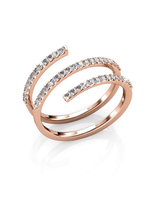 Spiraalring - Oostenrijks Kristal - Image 1