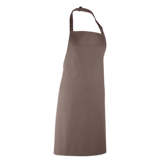 Premier Colours Bib Apron (Pack of 2) (Mushroom)