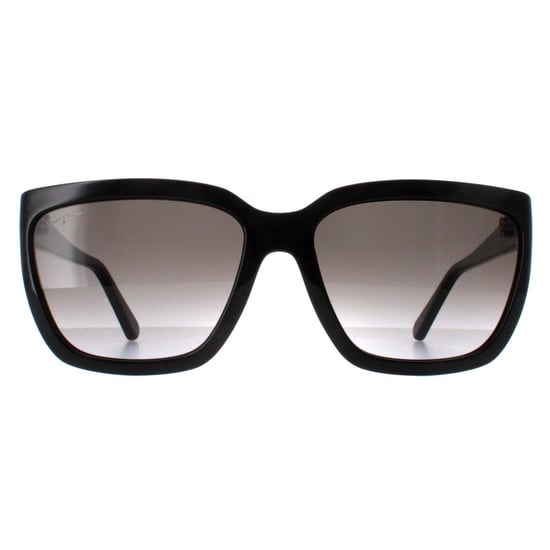 Salvatore Ferragamo Square Womens Black Grey Gradient SF1018S