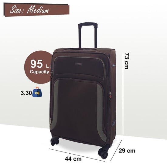Soft 8 Wheel Luggage Light Travel Suitcases
