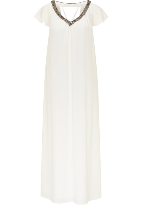 Dreimaster Zomerjurk Dames wolwit - Image 1
