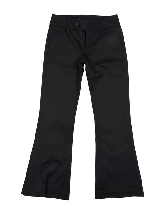 TROUSERS Girl Dondup Black Cotton