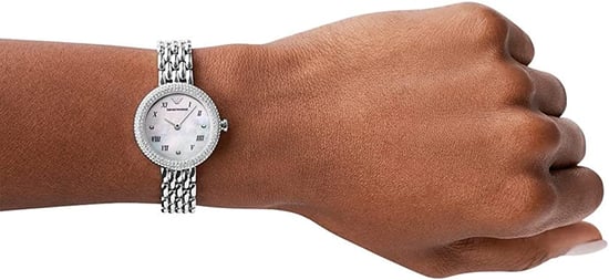Emporio Armani Rosa Dames Horloge Zilverkleurig AR11354 - Image 4