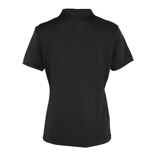 Premier Dames/Dames Coolchecker Piqué Poloshirt (Zwart) - Image 2