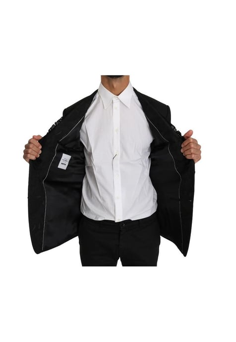 Dolce & Gabbana Heren Zwarte Wol MARTINI Torrero Blazer Jacket - Image 3