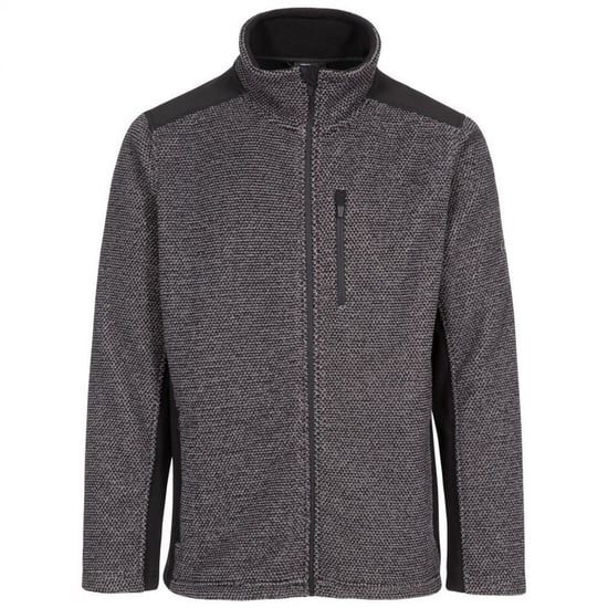 Trespass Mens Farantino Fleece Jacket (Dark Grey Stripe)