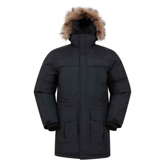 Mountain Warehouse Heren Antarctic Extreme Waterdichte Donzen Jas (Houtskool) - Image 1