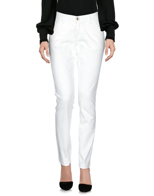 Peak Performance White Cotton Trousers