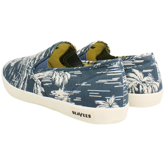 Seavees Baja Beachcomber Herenschoenen Navy Plimsolls - Image 3