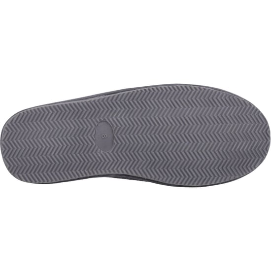 Hush Puppies Conrad Suède Herenpantoffels Grijs - Image 3