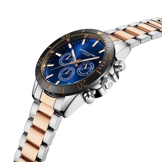 Hand Assembled Anthony James Limited Edition Chronometric  Two Tone Watch