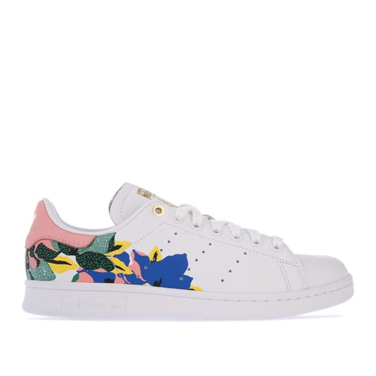 Dames adidas Originals Stan Smith in wit roze - Image 1