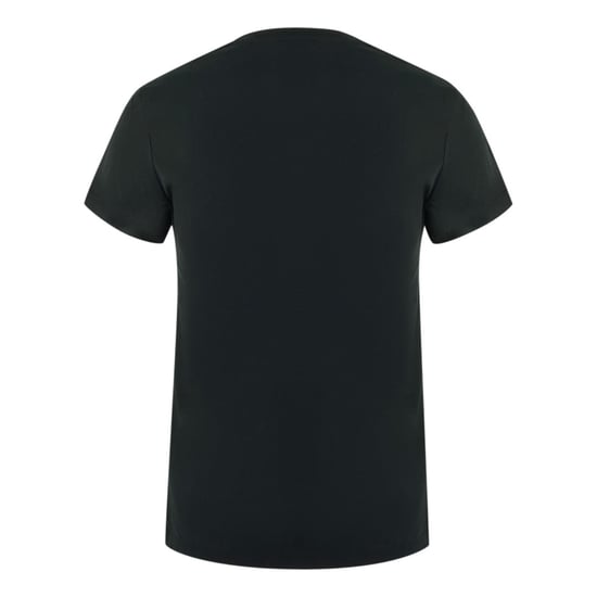 Balmain vetgedrukt logo op kraag zwart T-shirt - Image 2