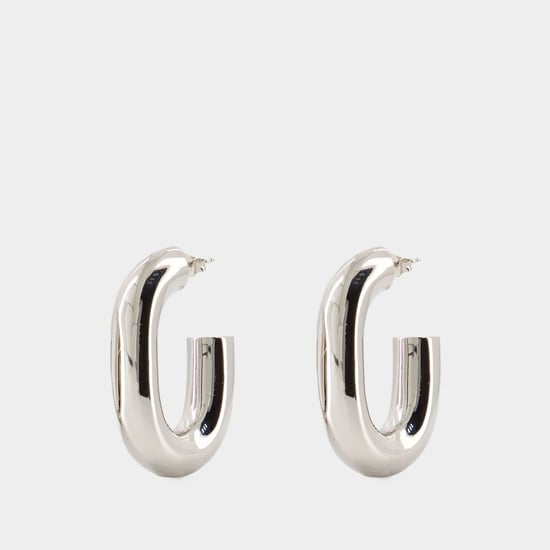 Xl Link Earrings - Paco Rabanne - Brass - Silver