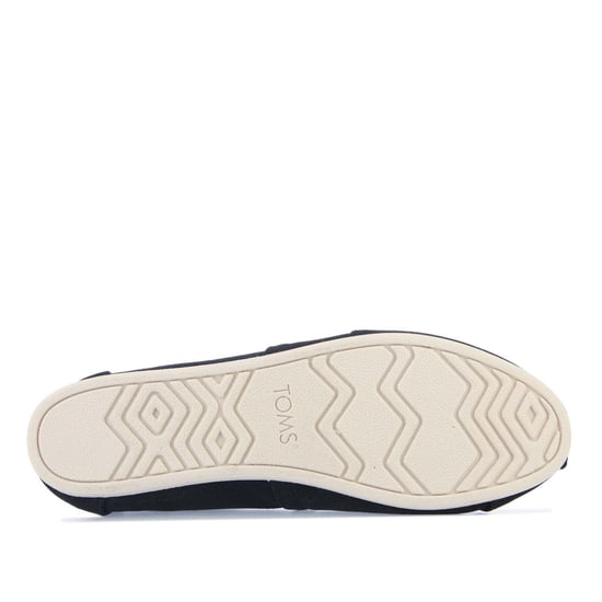 Women's Toms Recycled Cotton Alpargata Espadrille Pumps in Black - Image 4