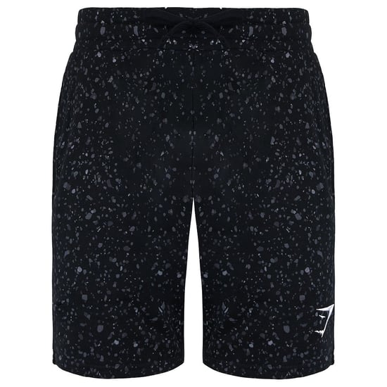 Gymshark Micro Print Heren Zwarte Shorts - Image 1