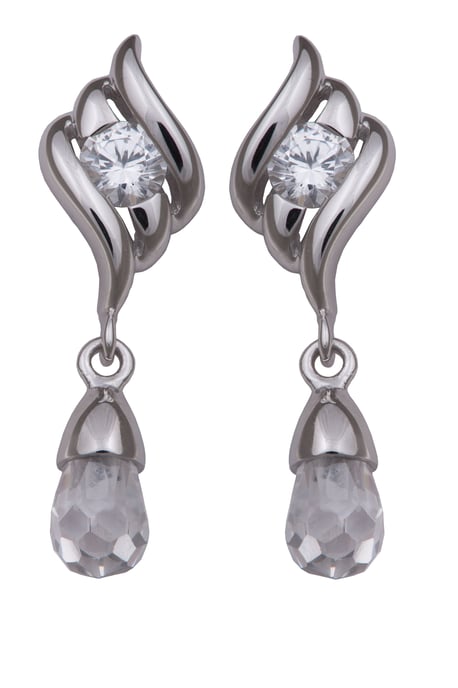 Orphelia Women's 925 Sterling Silver Drop Earrings - Silver ZO-5894