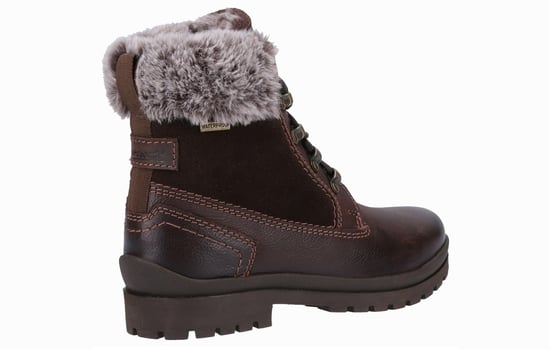 Cotswold Evenlode Leren Dames Bruine Winter Enkellaarzen - Image 3