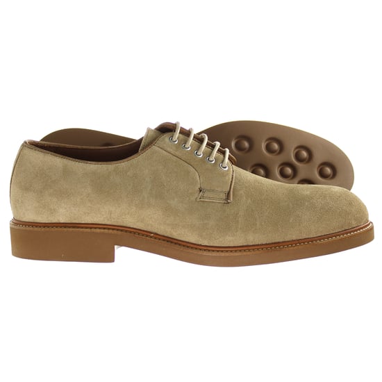 Hackett Chino Eyelet Blucher Mens Beige Shoes
