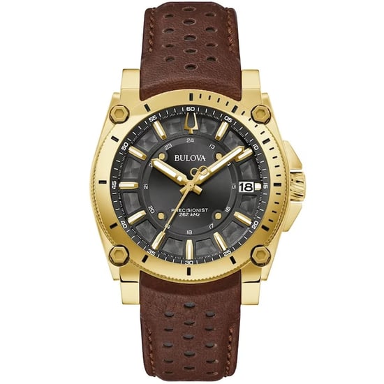 Bulova Precisionist Icon Herenhorloge Bruin 97B216 - Image 1