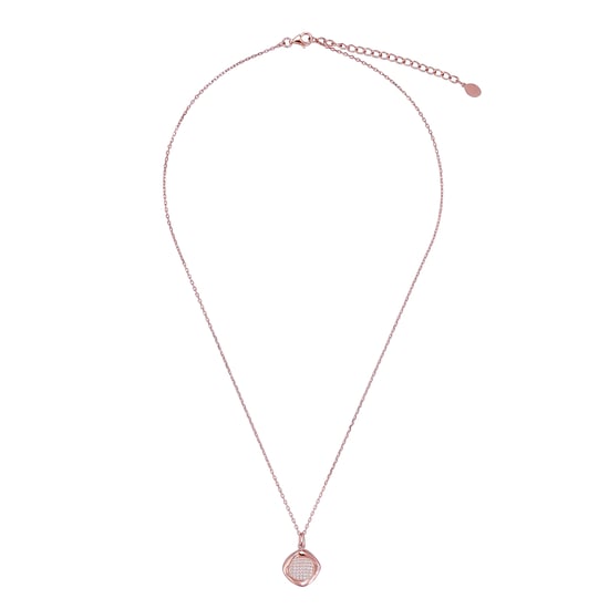 Orphelia 'Amalia' Dames 925 Sterling Zilveren Ketting met Hanger - Roze ZH-7442 - Image 1