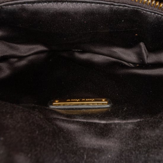 Vintage Miu Miu Matelasse Belt Bag Black
