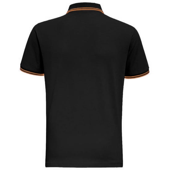 Asquith & Fox Heren Klassiek Fit getipt Poloshirt (ZWART/GEEL) - Image 2