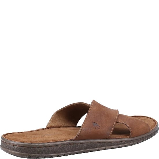 Hush Puppies Heren Nile Crossover Leren Sandalen (Bruin) - Image 2