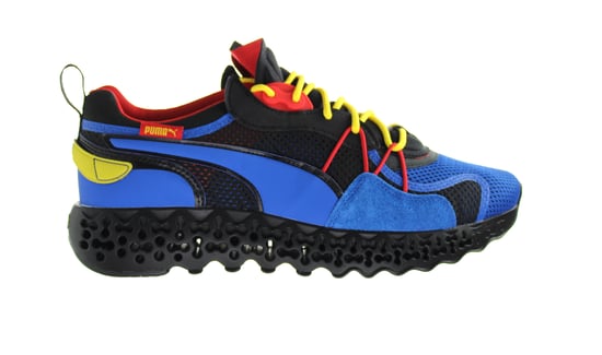 PUMA Calibrate Restored Lace Up Yellow Multicolor Mens Trainers