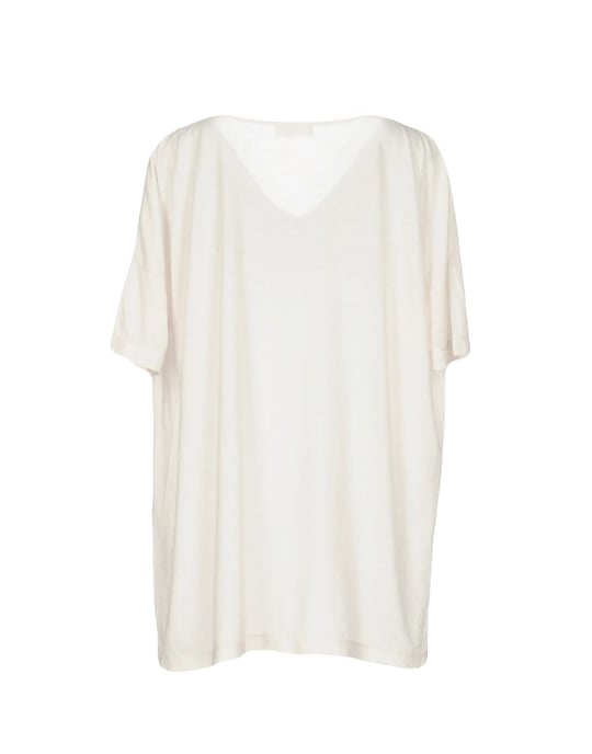 American Vintage Ivory Draped Neckline Blouse