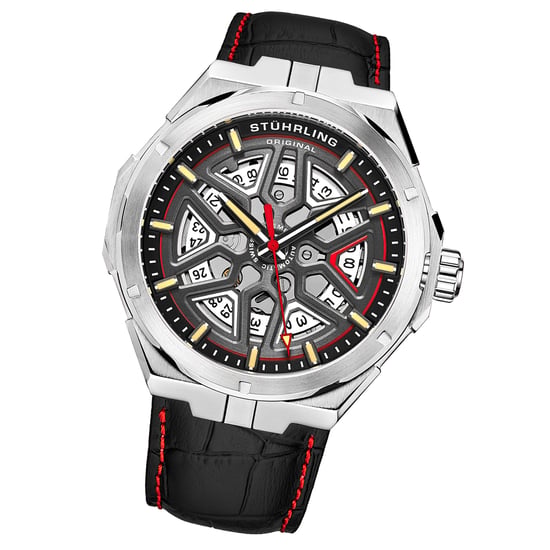 Silver en goud “Gio Swiss” Automatisch 44mm Skeleton - Image 2