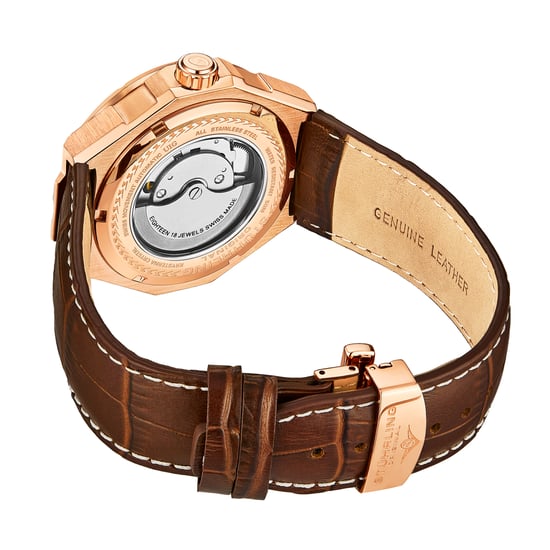 Bruin “Gio Swiss” Automatisch 44mm Skeleton - Image 3