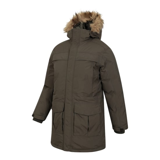 Mountain Warehouse Heren Antarctic Extreme Waterdichte Donzen Jas (Donkere Khaki) - Image 4