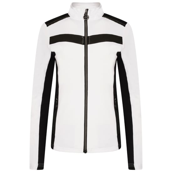 Dare 2B Womens/Ladies Divinity II Core Stretch Fleece Jacket (White/Black)