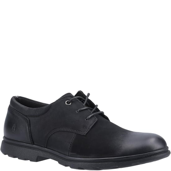 Hush Puppies Mens Trevor Nubuck Shoes (Black)