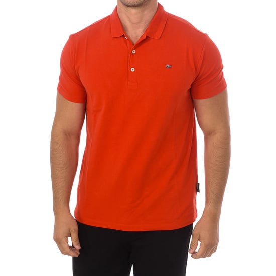 Ealis Short Sleeve Polo with lapel collar NP0A4GDK man