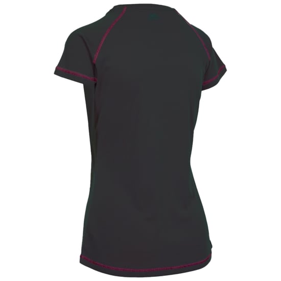 Trespass - Dames Viktoria Sport T-Shirt (Zwart/Roze) - Image 2