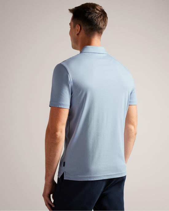 Ted Baker Zeiter Heren Korte Mouwen Slim Fit Zachte Touch Polo - Image 4