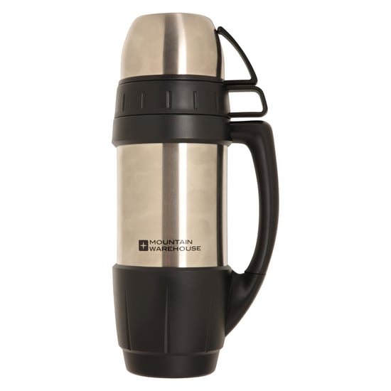 Mountain Warehouse Set dubbelwandige veldfles & kopjes (Zilver) - Image 1