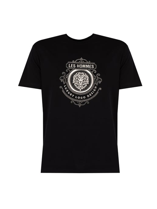 Les Hommes T-Shirt Luxury Logo Men's Black