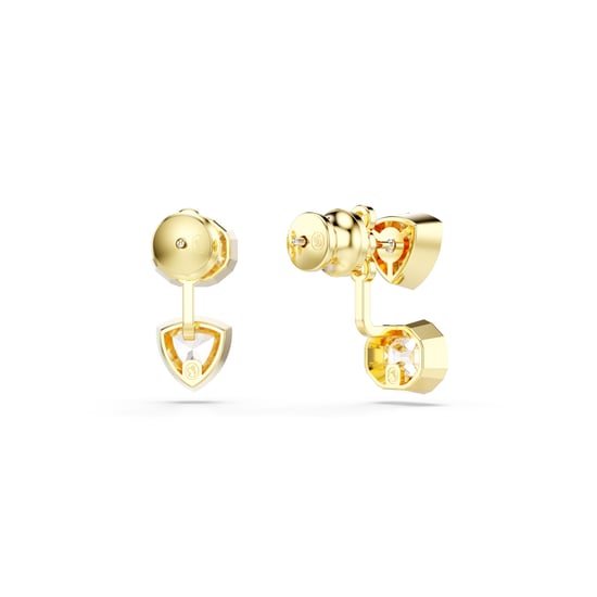 Swarovski 'Imber Organic' Dames Gouden Geplakte Metalen Stud Oorbellen - Goud 5705461 - Image 4