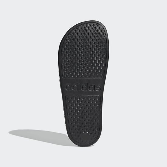 Women's adidas Adilette Aqua Slide Sandals in Black purple - Image 4