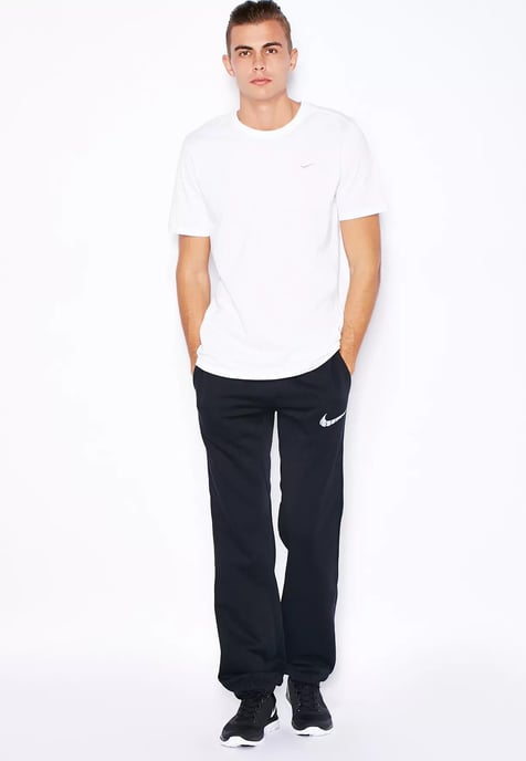 Nike heren T-shirt met geborduurde Swoosh wit - Image 4